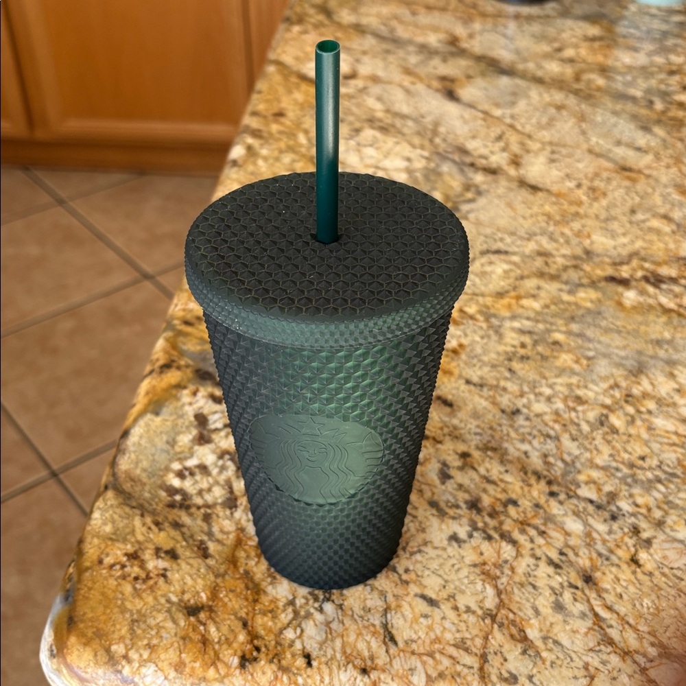 Starbucks Grande Green Studded Ombre Cold Cup Tumbler